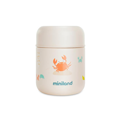 Miniland roostevabast terasest toidutermos, 280 ml, krabi