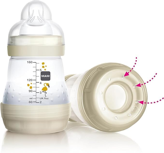MAM Easy Start koolikuvastane lutipudel 260 ml, 4+ kuud, münt, 2 tk