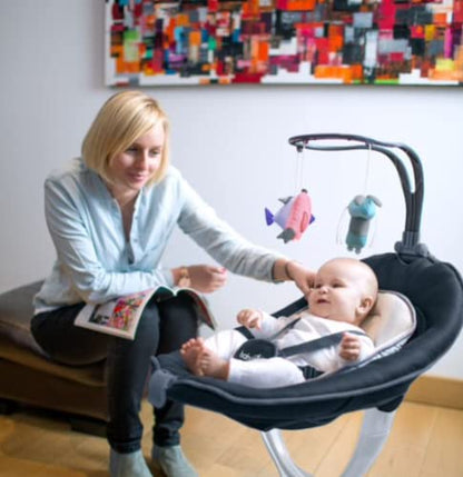 Babymoov Swoon Motion elektriline beebikiik 360° pöörleva istmega
