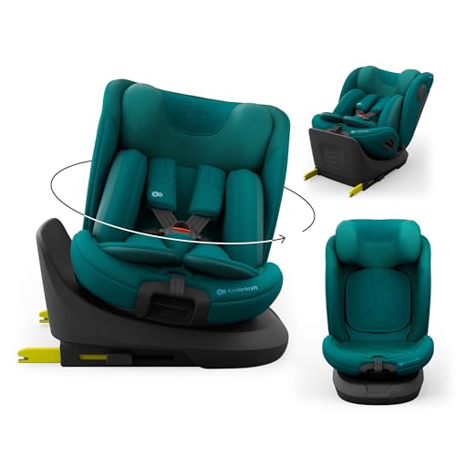 Kinderkraft I-Grow 2 PRO turvatool 40–150 cm, 360° pöörlev, Isofix, roheline