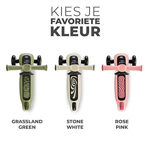 Kinderkraft HALLEY 2-in-1 tasakaaluratas ja tõukeratas lastele – stone white