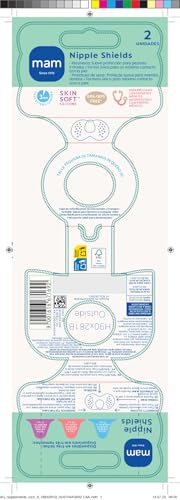 MAM Ultra Soft silikoonist rinnanibukaitsmed, suurus S, 2 tk