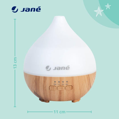 Jané ultraheli õhuniisutaja lastele, aroomidifuuser ja LED-öövalgus, 140 ml