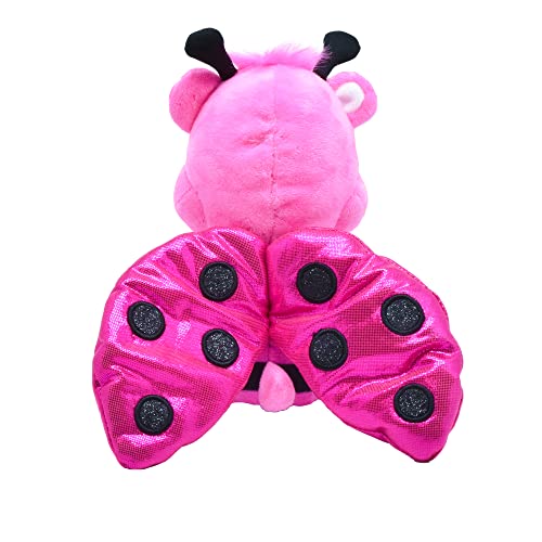 Care Bears kevadteemaline Cheer Bear kaisukaru lepatriinu kostüümis, 23 cm