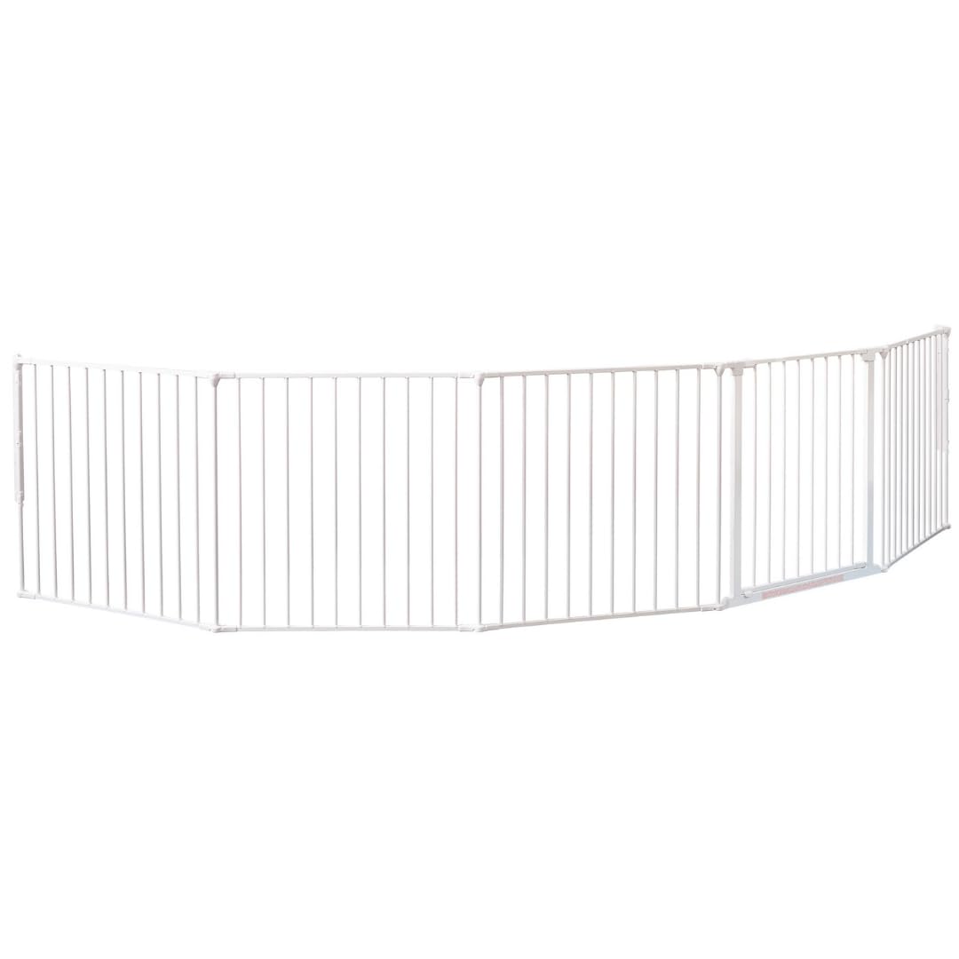 BabyDan Flex XXL turvavärav 90-350 cm, valge, mudel 56824-2400-10-75