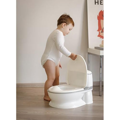 Interbaby valge helendava ja heliefektiga treeningpott, eemaldatav anum ja libisemiskindel põhi
