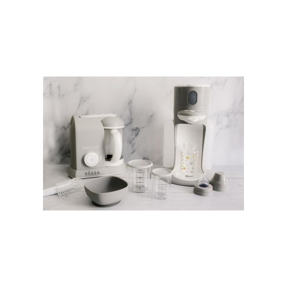 Béaba Babycook Solo 4-ühes beebitoidu valmistaja, 1100 ml (hall)