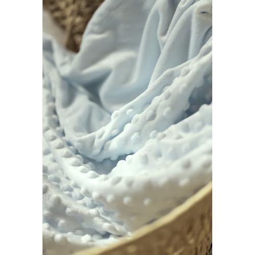 Interbaby Bubbles beebitekk 80 × 110 cm, helesinine