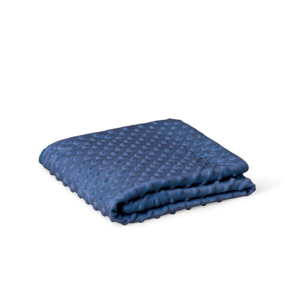 Interbaby Bubble beebitekk, tumesinine Minky, 80 × 110 cm