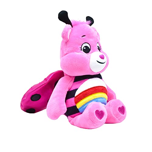 Care Bears kevadteemaline Cheer Bear kaisukaru lepatriinu kostüümis, 23 cm