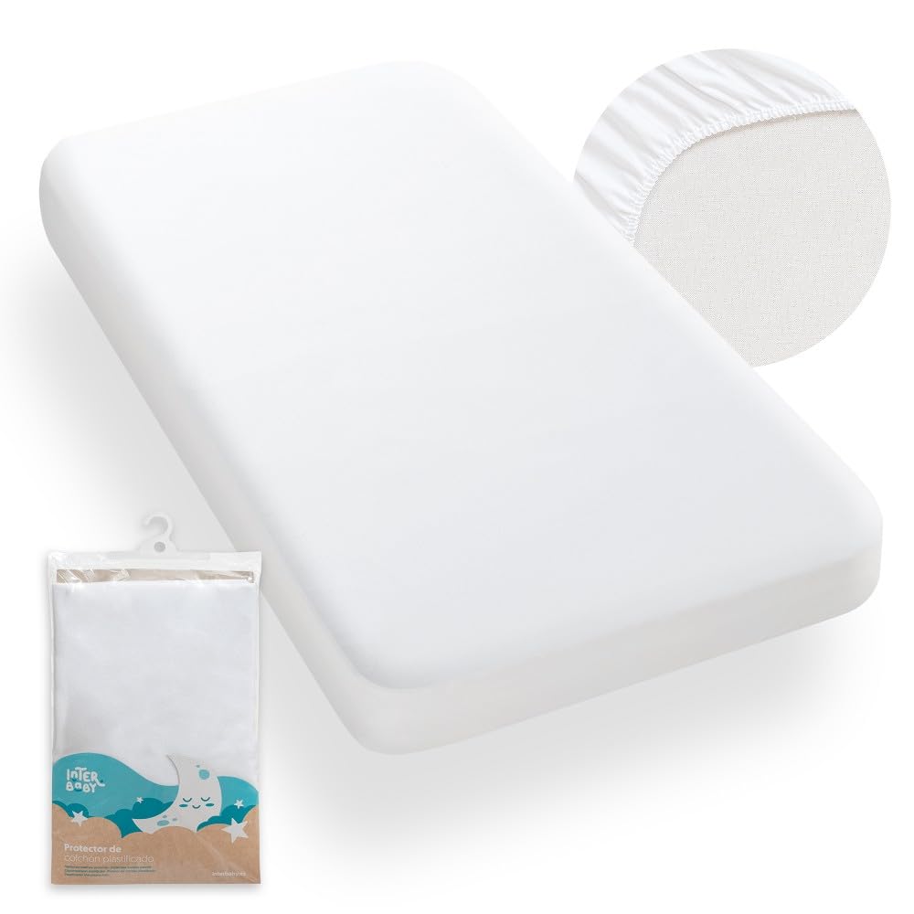 Interbaby veekindel madratsikaitse beebivoodile 50 × 80 cm, valge