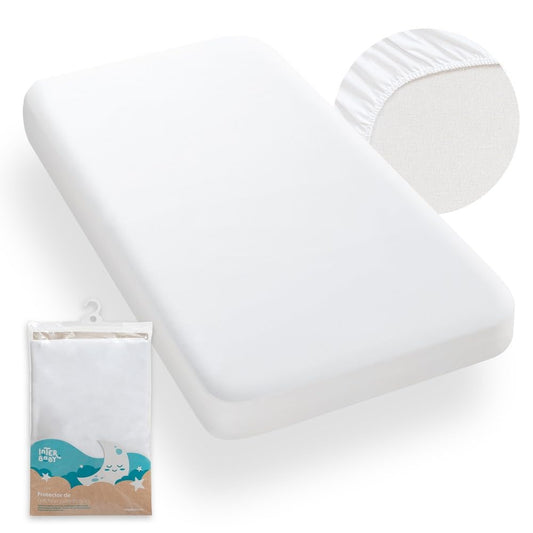 Interbaby veekindel madratsikaitse beebivoodile 50 × 80 cm, valge