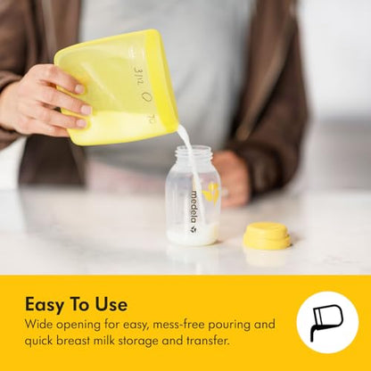 Medela korduvkasutatavad rinnapiima hoiukotid 220 ml, topeltsulguriga, 5 tk