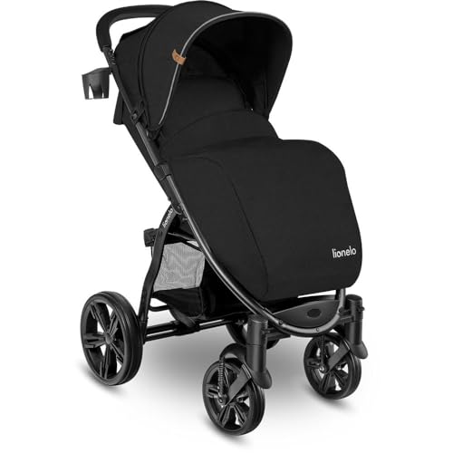 Lionelo ANNET PLUS kerge jalutuskäru, ühe käega kokkupandav, XXL varikatus UPF50+, kuni 22 kg