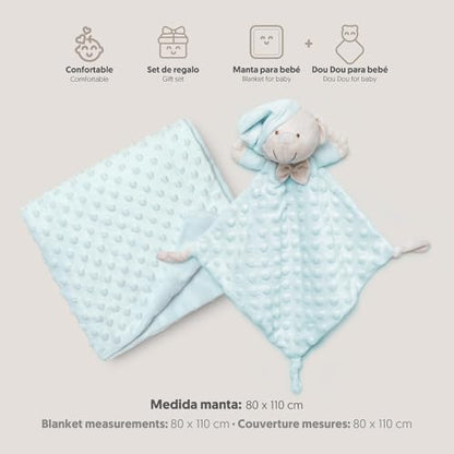 Interbaby beebiteki ja pehme kaisulooma komplekt, 80 × 110 cm, münditoon