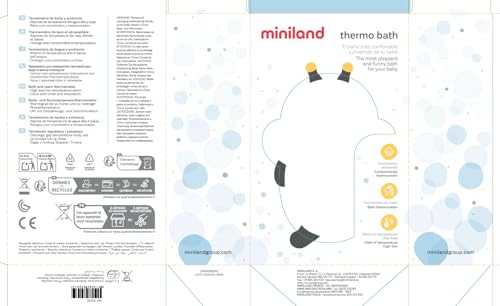 Miniland mesilasekujuline vanni- ja toatemperatuuri termomeeter