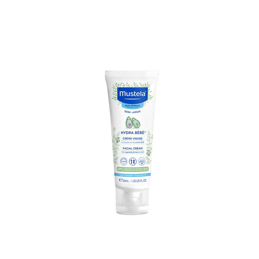 Mustela Hydra-Bebe'Cr.Viso kasvovoide, 40 ml
