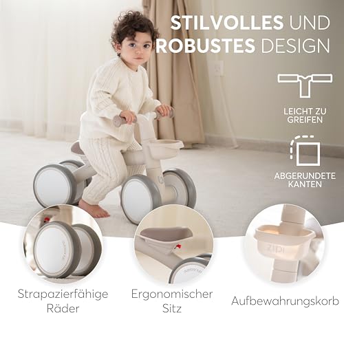 Kikka Boo ZIPI tasakaaluratas korviga, beež, 1–3 aastastele