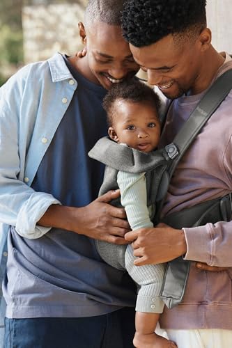BabyBjörn Baby Carrier Mini kandekott, 3D-jersey, tumehall