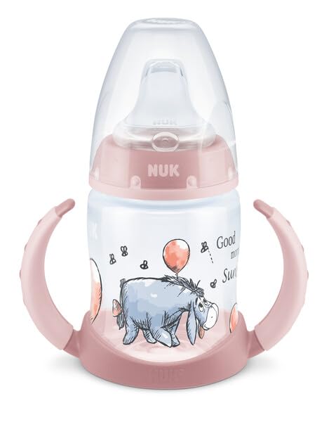 NUK Disney First Choice joogitops sangadega, 150 ml, 6–18 kuud, roosa