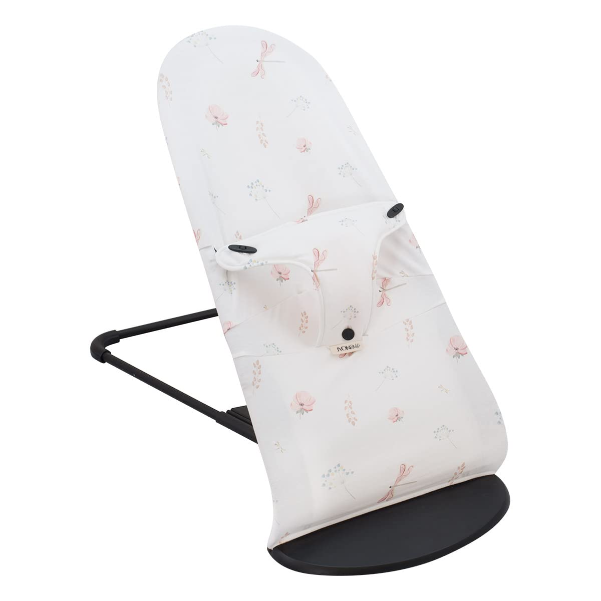 JYOKO puuvillainen vaihtopäällinen BabyBjörn-sittereihin Bliss, Balance, Soft, sudenkorentokuviolla (Dragonfly)
