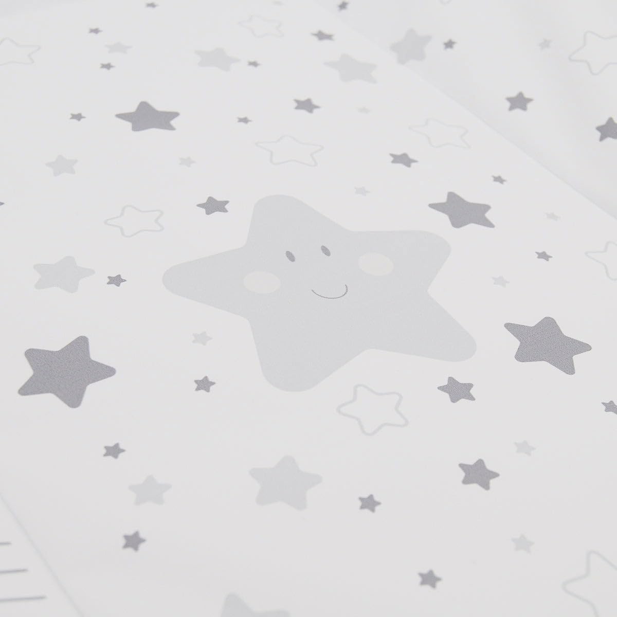 Babycalin mähkimisalus Star Grey 50 x 70 cm, mõõdutabeliga