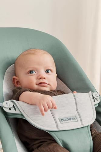BabyBjörn Balance Soft beebi lamamistool/bouncer, hallikasroheline/hall