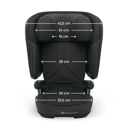 Kinderkraft UNITY 2 i-Size turvatool 100–150 cm, ISOFIX, must