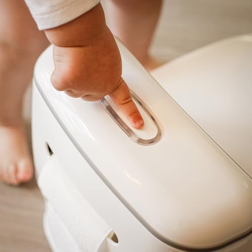 Interbaby valge helendava ja heliefektiga treeningpott, eemaldatav anum ja libisemiskindel põhi