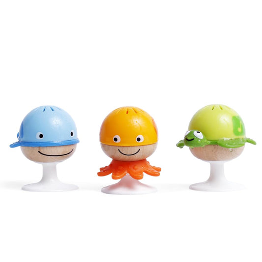 Hape Put-Stay mereloomade iminappkinnitusega kõrinakomplekt, 3 tk
