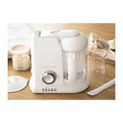 Béaba Babycook Solo 4-ühes blender-auruti –  1100 ml, valge/hõbedane
