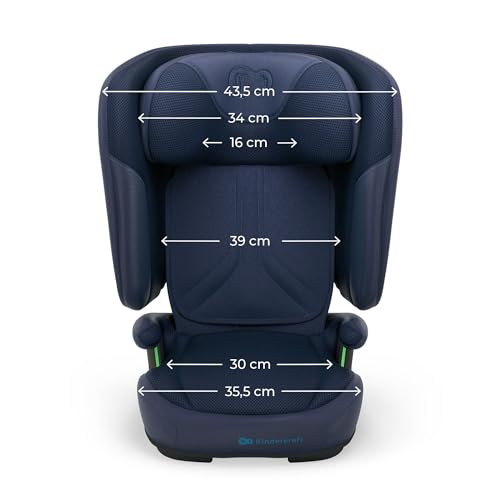 Kinderkraft UNITY 2 i-Size klapitav turvatool 100–150 cm, ISOFIX, tumesinine