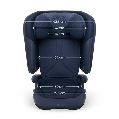 Kinderkraft UNITY 2 i-Size klapitav turvatool 100–150 cm, ISOFIX, tumesinine