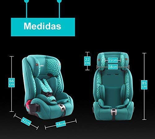 Star Ibaby City Fix HQ 668 SPS Isofix turvatool, rühmad 1/2/3, 76–150 cm, hall/must