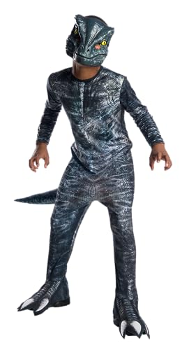 Rubie’s ametlik Jurassic World Velociraptor “Blue” kostüüm lastele, 9-12a