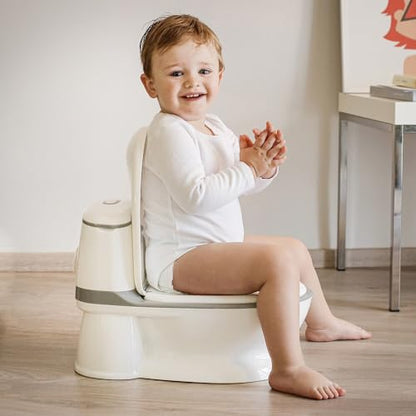 Interbaby valge helendava ja heliefektiga treeningpott, eemaldatav anum ja libisemiskindel põhi