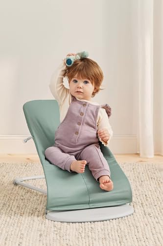 BabyBjörn Balance Soft beebi lamamistool/bouncer, hallikasroheline/hall
