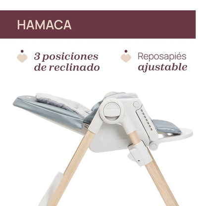 Chicco Polly Armonia multifunktsionaalne söögitool ja lamamistool 0–40 kg, reguleeritav, roheline