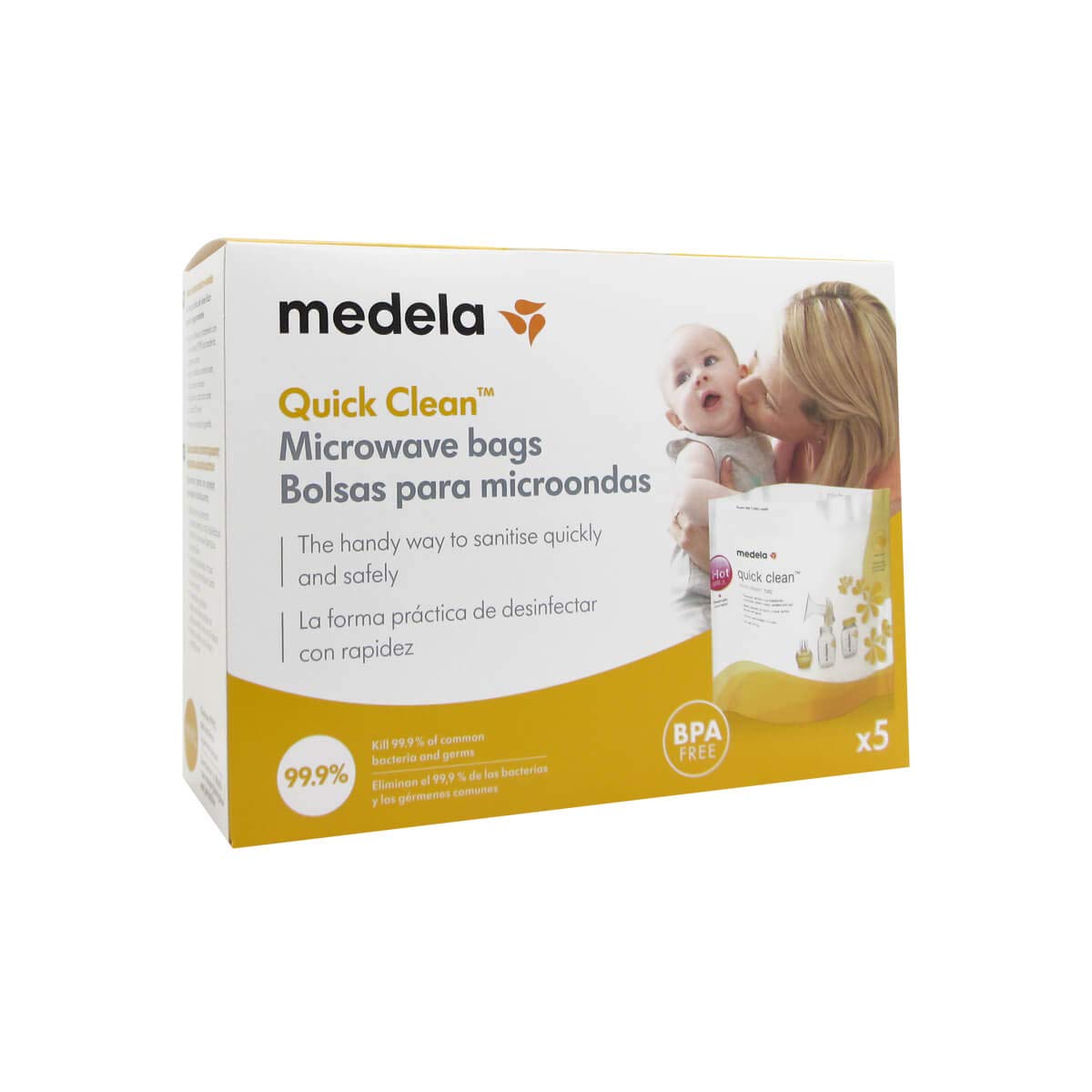 Medela Quick Clean mikroaaltouunin desinfiointipussit, 5 kpl