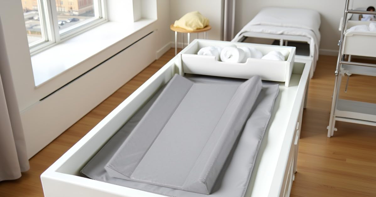 Rotho Babydesign mähkimisalus Keil 50 x 70 cm, hall, veekindel