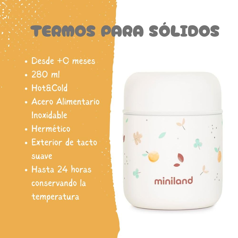 Miniland Food Thermy Mini Valencia toidutermos beebitoidule, 280 ml