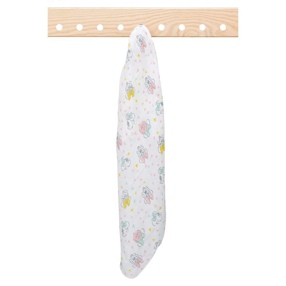 Interbaby Disney Minnie Mouse marlilappde komplekt (3 tk) 80 × 80 cm, valge