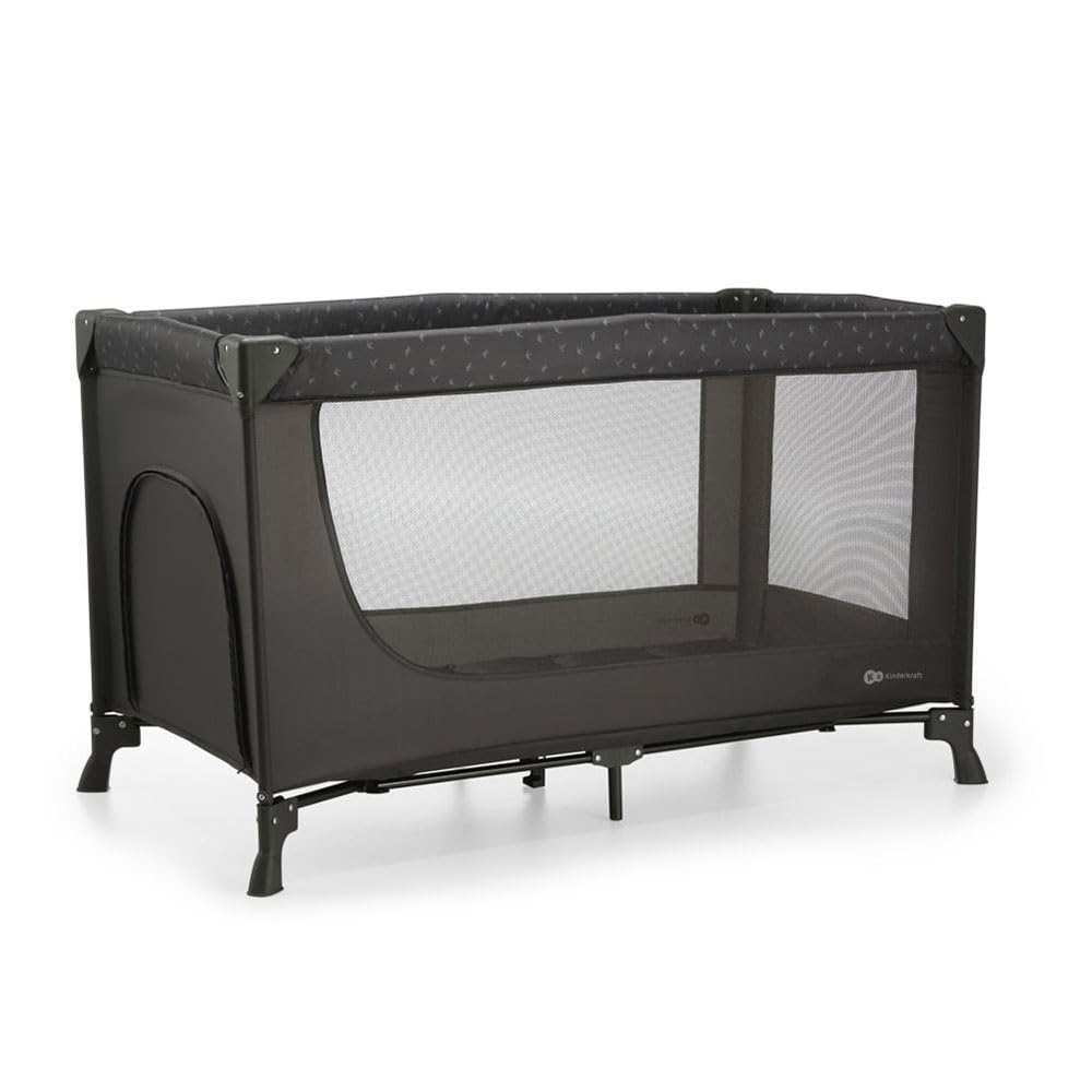 Kinderkraft JOY LIGHT 2-in-1 reisivoodi ja mänguaedik Grey