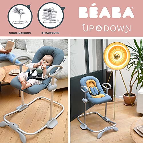 BÉABA Up & Down lamamistool mängukaarega, honey grey