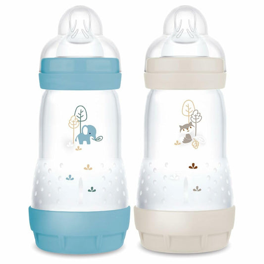 MAM Easy Start Anti-Colic lutipudelid 2 tk, 260 ml, 2+ kuud, Ookean + Liiv