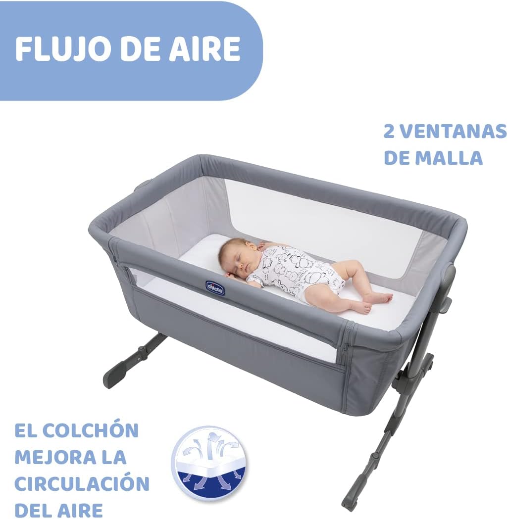 Chicco Next2Me Essential vooditasku, 0–6 kuud, Stone Relax