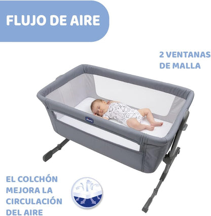 Chicco Next2Me Essential vooditasku, 0–6 kuud, Stone Relax
