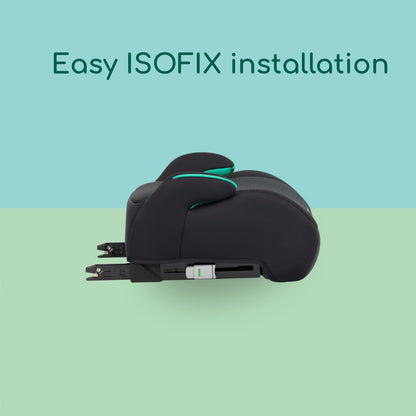 Bebeconfort Manga i-Fix turvaiste ISOFIX, 6–12 a / 22–36 kg, Tinted Black
