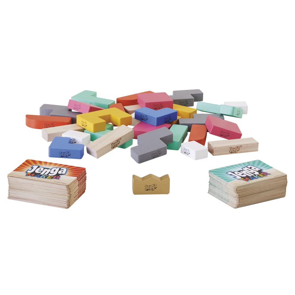 Hasbro Gaming lauamäng Jenga Maker – meeskondlik ehitusmäng (8+) venekeelne versioon