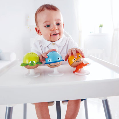 Hape Put-Stay mereloomade iminappkinnitusega kõrinakomplekt, 3 tk